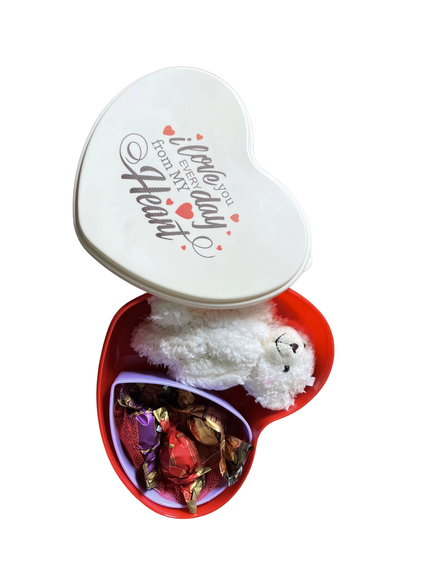Coffret de chocolat et mini peluche